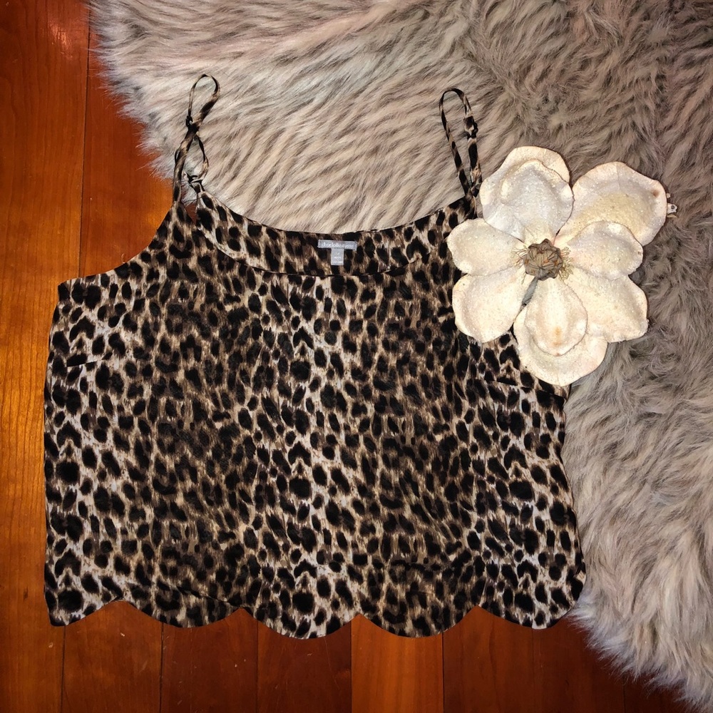 Cheetah tank/crop top